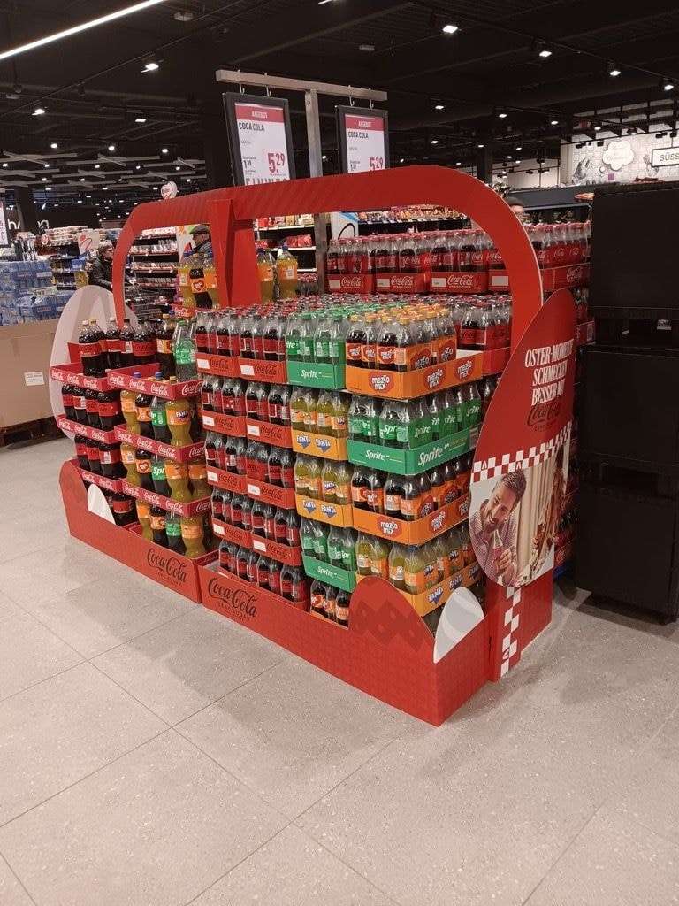 Aktionsfläche im Markt