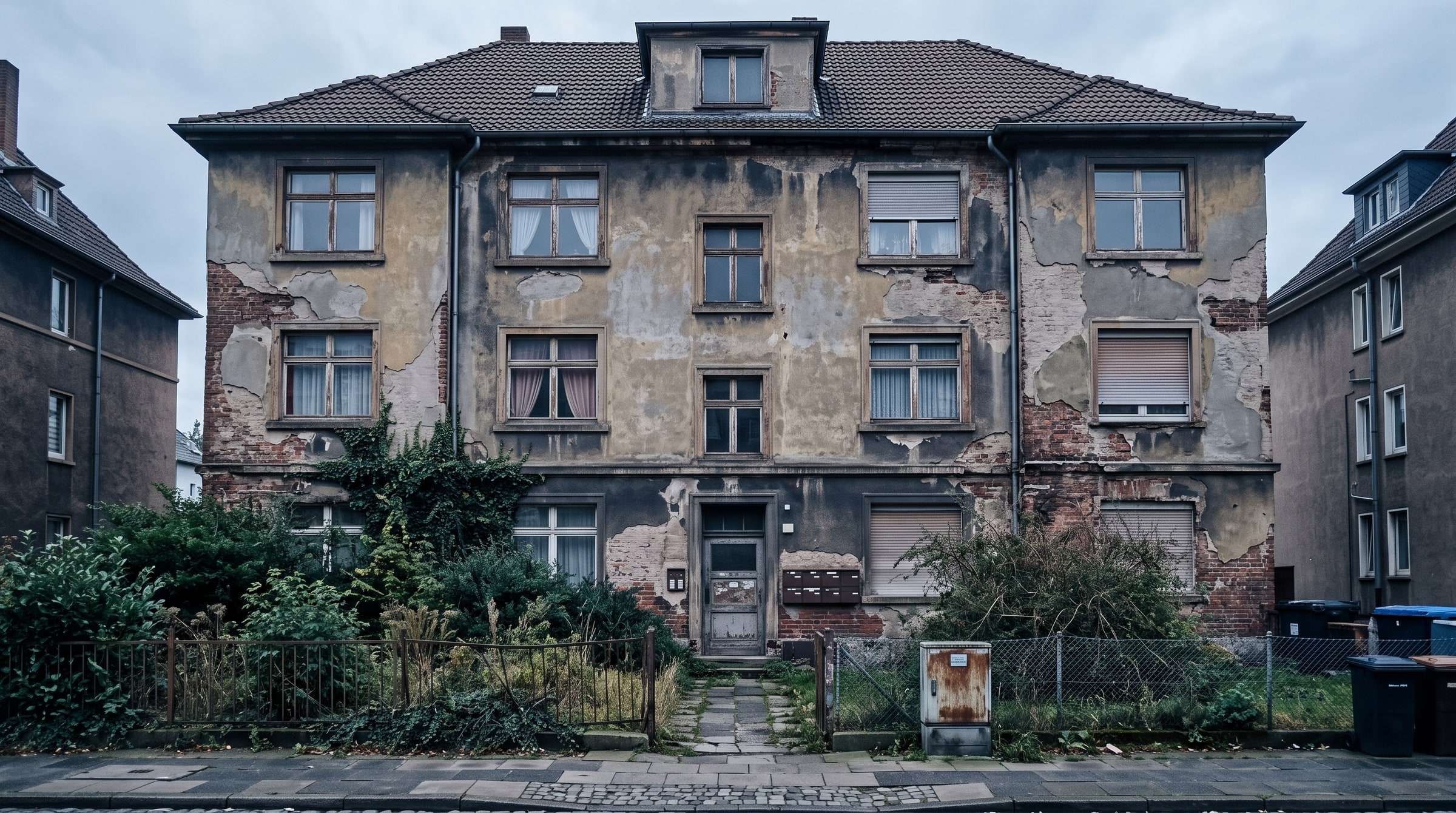 Sanierungsbedürftiges Mehrfamilienhaus
